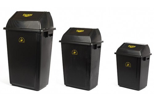  - ESD waste bin with lid