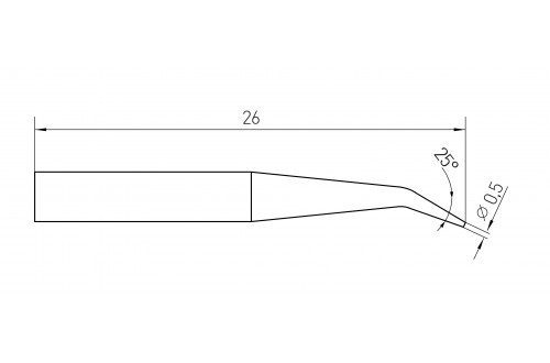 WELLER - SOLDERING TIP RTM 005 C MS X  (RT12MS)