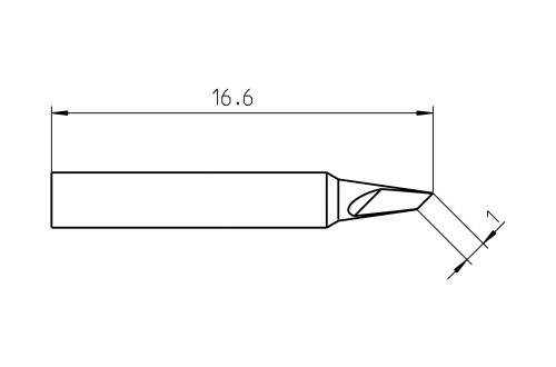 WELLER - PANNE COUTEAU RTP 010 K 1,0mm