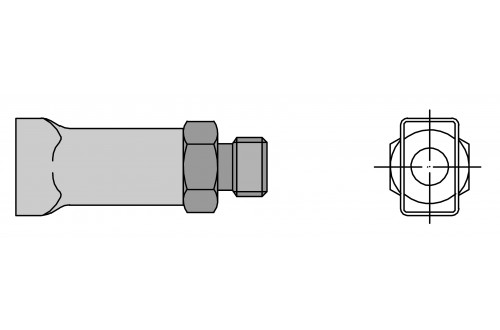 WELLER - BUSE A AIR CHAUD Q04  6MM x 9MM