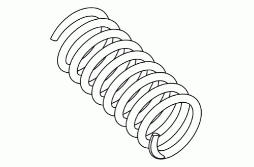 IDEAL-TEK - Ressort pour rail glissant de PCSA