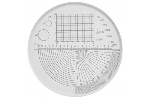 ESCHENBACH - Precision measuring scale for lengths, angles and diameters