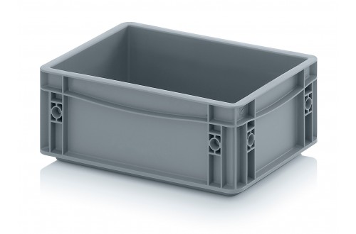  - EURO CONTAINER SOLID 30x20x12cm GREY