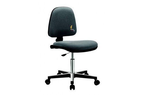 ITECO - CONDUCTIVE CHAIR, WITH ARMRESTS, GAS REGULATION FROM 460 TO 580mm HEIGHT, WITH CASTORS